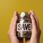 gomyfinance.com saving money dashboard showing automated expense tracking and savings goals on mobile device