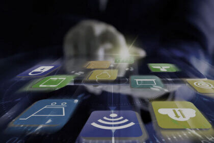 Dihward digital platform dashboard showing AI features and collaboration tools interface