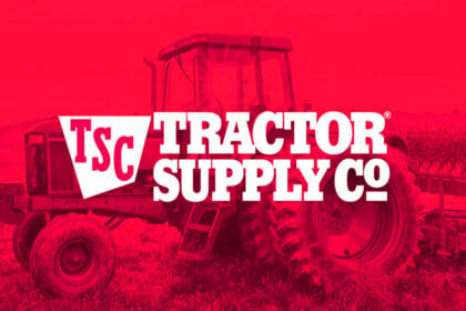 Tractor Supply sales associate helping customer with farm supplies demonstrating job description duties in retail store