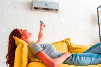 "12000 BTU air conditioner unit showing cooling capacity rating label for what does 12000 BTU mean guide