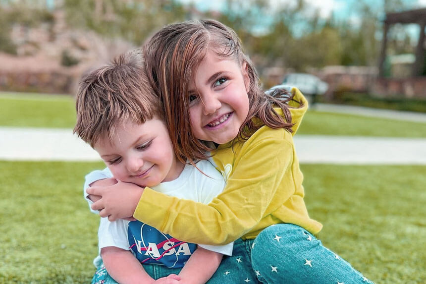Noah H Marwah young Instagram star son of Anas Marwah and Asala Maleh posing for photo